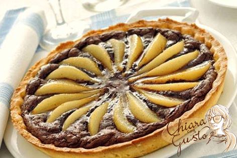 Crostata di pere e cioccolato